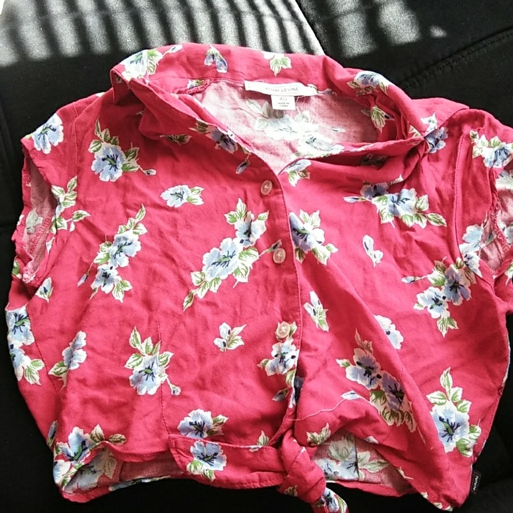 Crop top Hawaii shirt